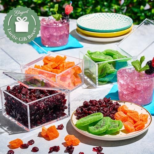 NUT CRAVINGS - Dried Fruits Acrylic Tower (3 Tier Assortment)