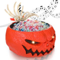 Chalyna Motion Activated Halloween Pumpkin Candy Bowl with Animated Hand
