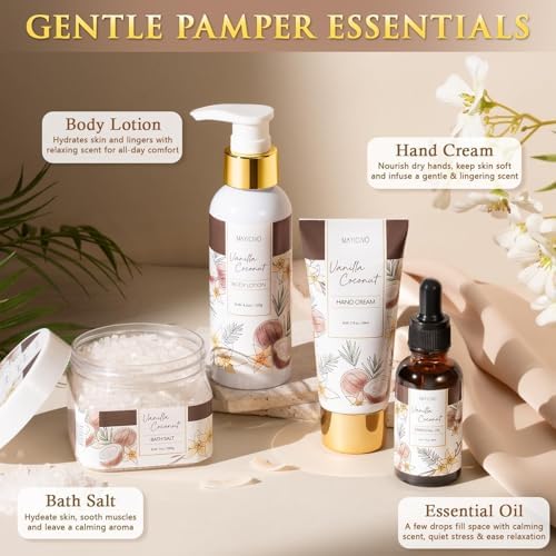 Birthday Gifts for Women Spa Gift Baskets Bath Set for Women Self Care Kit
