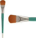Creative Mark Art Supplies Large Mural Synthetic Golden Taklon Paint Brush - Filbert #30-2 Pack - Artist Supplies for Acrylics, Watercolors, and Oils - Durable, Resilient, Seamless Ferrules