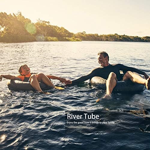 Heavy-Duty Inflatable Float - River & Snow Tube, Swim & Sledding, Pool Closing Inner Tube