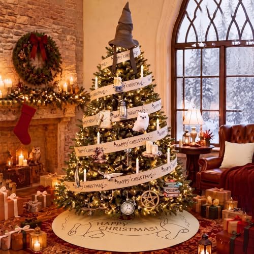 24 Pcs Wizard Christmas Tree Ornaments, Magical Christmas Decor