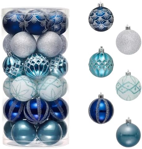 Valery Madelyn 30ct Christmas Tree Decorations Ball Ornaments 2.36 Inches