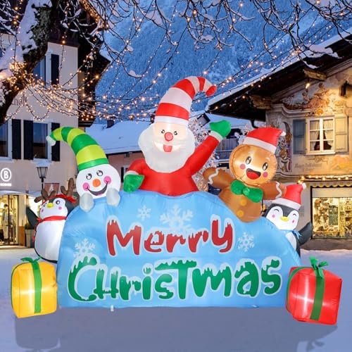 WONDER GARDEN 8.53 FT Christmas Inflatable Outdoor Holiday Celebrate Decor