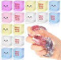 Thenshop 30 Pcs Red Ribbon Week Ice Cube Squeeze Soft Toys Awareness Gifts