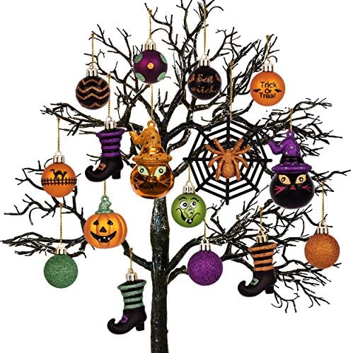 Valery Madelyn Halloween Decorations 24ct Shatterproof Tree Ornament Indoor