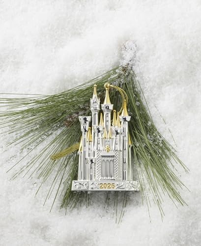 Lenox 2026 Disney Castle Silverplate Ornament
