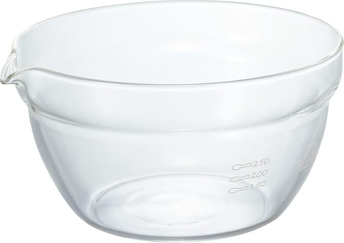 HARIO KB-40-BK One-Mouth Bowl, 13.5 fl oz (400 ml), Made in Japan, Heat Resistant Glass, Set of 6, Clear