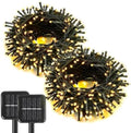 SyouHome Solar String Lights Outdoor, 2 Pack 200 LED Solar Christmas Lights