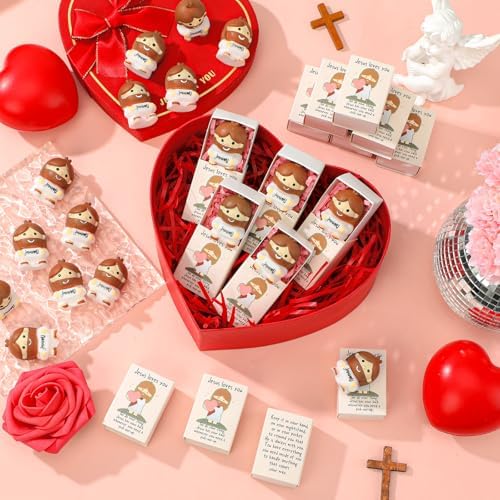 10 Sets Jesus Loves You Gifts Jesus Figures with Boxes