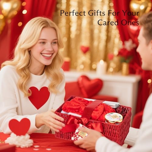 27Pcs Rose Spa Skin Care Gifts Set, Bath Set, Spa Gift Baskets for Women