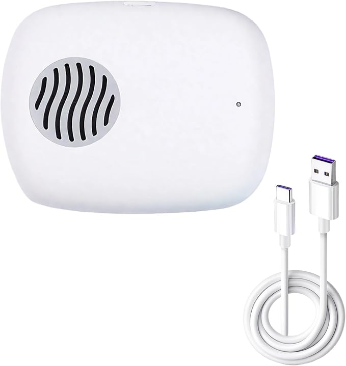 Toothbrush Sanitizer Holder, Usb Charging With Mini Fan, Portable Electric Toothbrush Case With Travel Mirror, Toothbrush Cleaner