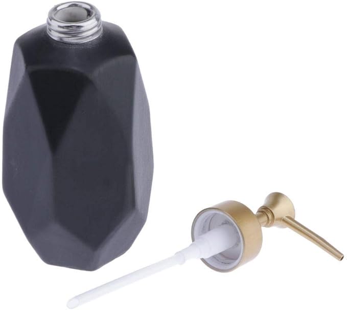Soap Dispenser Wall-Mounted Black Shower Gel Box Household Hand Sanitizer Press Bottle Suitable for Bathroom and Kitchen Hotel