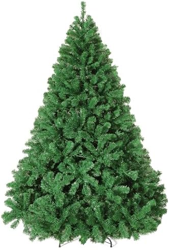 9ft Artificial Christmas Tree, Realistic Full Unlit Holiday Décor