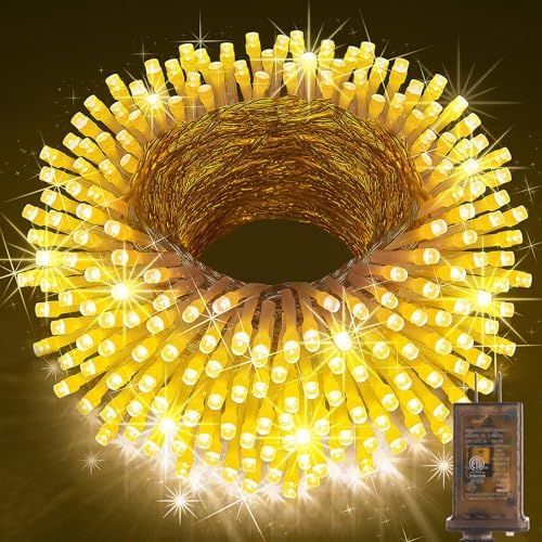 KNONEW 403ft 1000 LED Christmas Lights Outdoor String Light for Tree Decor