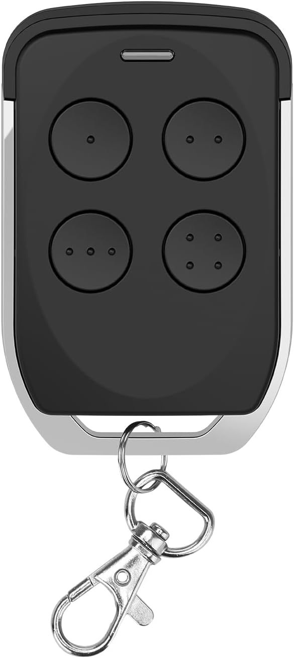 X X-HOUSE Gate Opener Remote Control Transmitter for X X-HOUSE & JUJIANG Automatic Swing Sliding Gate Openers with 100Ft Range, Replacement for JUJIANG Gate Opener Keychain Remote Security Kit