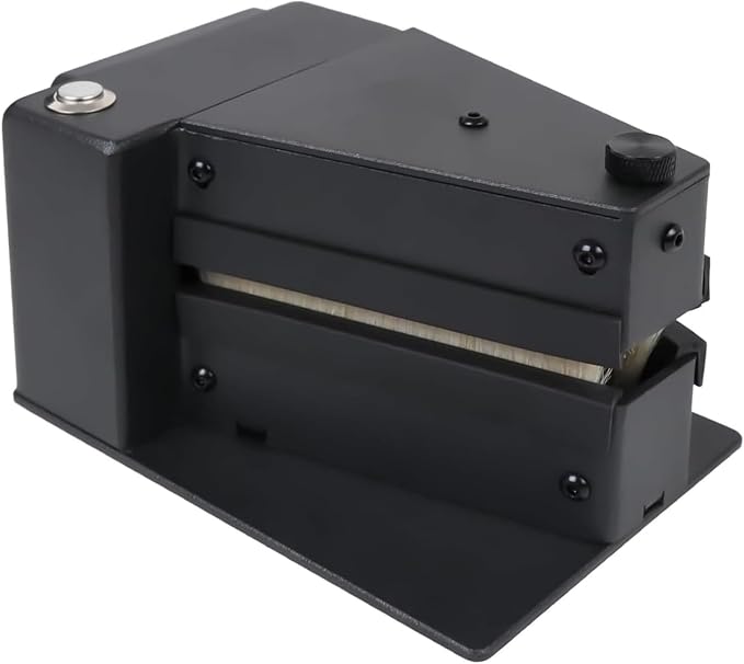 Anti-Static Dust Collector, Electrostatic Film Cleaner with Brush Module for Efficient Film Cleaning and Easy Maintenance (Black)