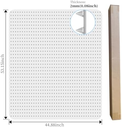 Office Chair Mat for Carpet 45"×54" Protector Mat，Ideal for Low Pile Carpet