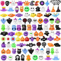 AuroTops 100 PCS Halloween Squeeze Toys for Kids Party Favors Halloween Toy