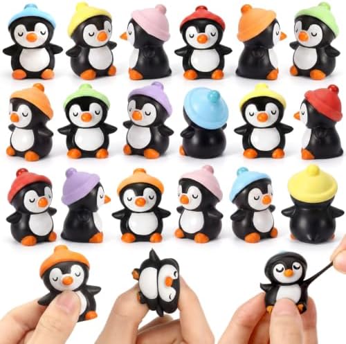 Thenshop 20 Pcs Cute Penguin with Hat Balls Bulk Birthday Party Favors