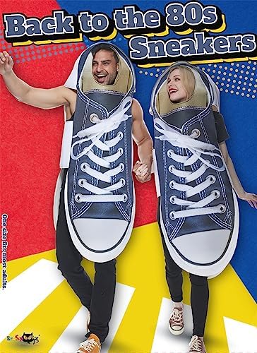 EraSpooky Adult Sneaker Costume Funny Halloween Couples Shoes Outfits