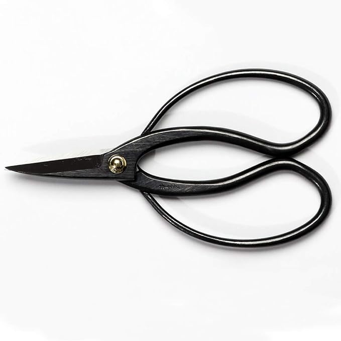 Hanafubuki Wazakura Bonsai Scissors Made in Japan 7inch(180mm), Japanese Bonsai Garden Tools, Hasami Pruning Shears - Traditional