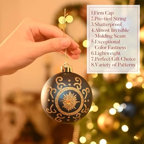 Valery Madelyn 16ct Christmas Tree Decorations Ball Ornaments 2.36 Inches