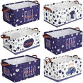 CHENGU 6 Pack Fall Storage Bins Collapsible Autumn Pumpkin Baskets for Gift