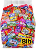Halloween Bulk Candy Variety Pack - 8lb Halloween Candy Individually Wrapped - Assorted Candy for Trick or Treat, Party Favors, Goodie Bags & Office Snacks - Pinata Candy Assortment - 8 Pound Box of Candy