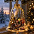 Glowing Christmas Story Ornament, 2026 New Mini Holiday Scene 3.94In