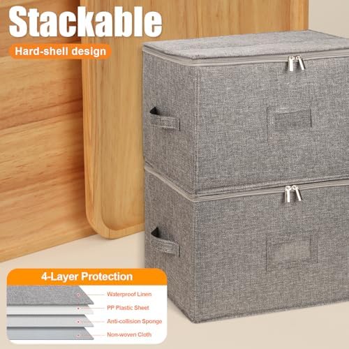 Kukikan Wine Glass Storage Holder, Hard Shell, 2 Pack for 24 Glassware