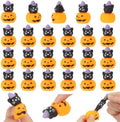 Thenshop 60 Pcs Halloween Pumpkin Cat Party Favors Trick or Treat Supplies