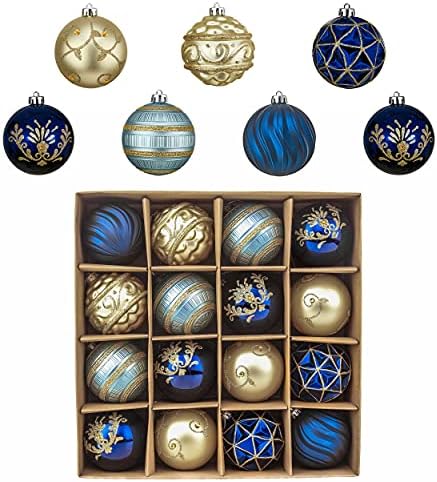Valery Madelyn 16ct Christmas Tree Decorations Ball Ornaments 3.15 Inches