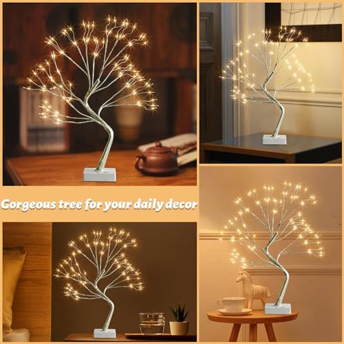 PEIDUO Fairy Light Tree, 108 LED Lighted Trees for Decoration Inside, Christmas Tree with 9 Modes & Timer, Fairy Light Spirit Tree for Home Indoor Christmas Decoration