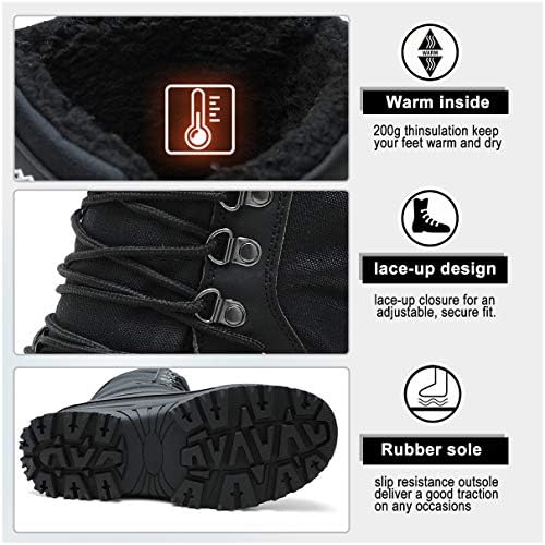 ALEADER Men's Waterproof Winter Snow Boots Thinsulate