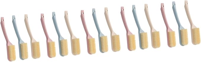 GALPADA 15pcs Handle Shoe Brush Soft Bristle Tools for Shoes Sneakers and Clothes Gentle Scrub Brushes for Laundry and Removal