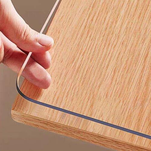 OstepDecor 40x108 in Clear Table Protector 1.5mm Thick Plastic Table Cover