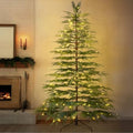 Christmas Tree - 9 Ft Pre-Lit Twinkle Artificial Cypress Tree