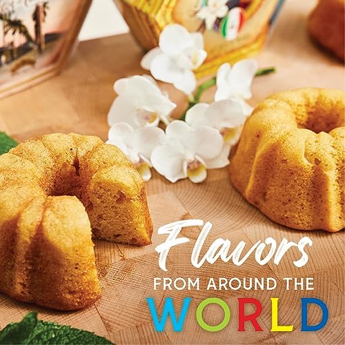 TORTUGA Caribbean Flor de Cana Rum Cake - 16 oz Rum Cake - 2 Pack - The Perfect Premium Gourmet Gift for Gift Baskets, Parties, Holidays, Birthdays and make an Excellent Father’s Day Gift