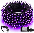 TW SHINE Halloween Lights, 200 LED 66FT Outdoor Halloween Light Plug in with 8 Modes, Waterproof Christmas Lights Outdoor, Indoor Decorations for Party Yard Haunted House Decor, Purple