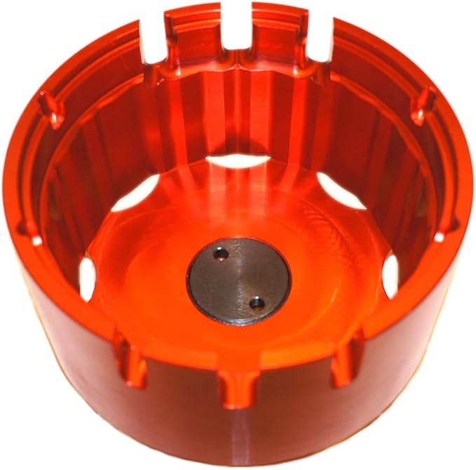 77mm 76mm 75mm 74mm 73mm 14 & 15 Flute 2 Stage Heavy Duty Torque Limiting Oil Filter Wrench Red 6061-T6 Aluminum
