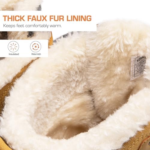 DREAM PAIRS Women’s Lace Up Ankle Snow Boots