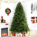 Naomi Home 7.5 ft Realistic Pre-Lit Christmas Tree, 600 Warm Lights