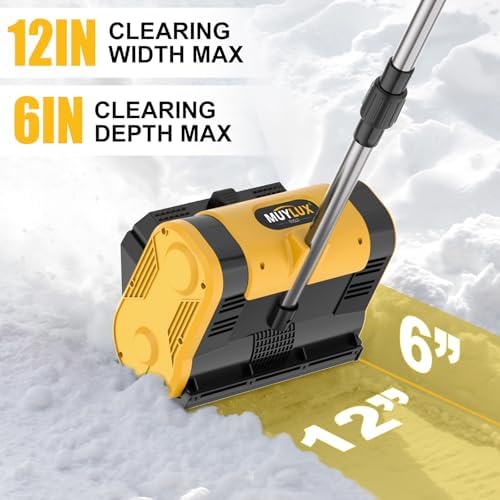 Cordless Electric Snow Shovel, Lightweight Snow Thrower Machine