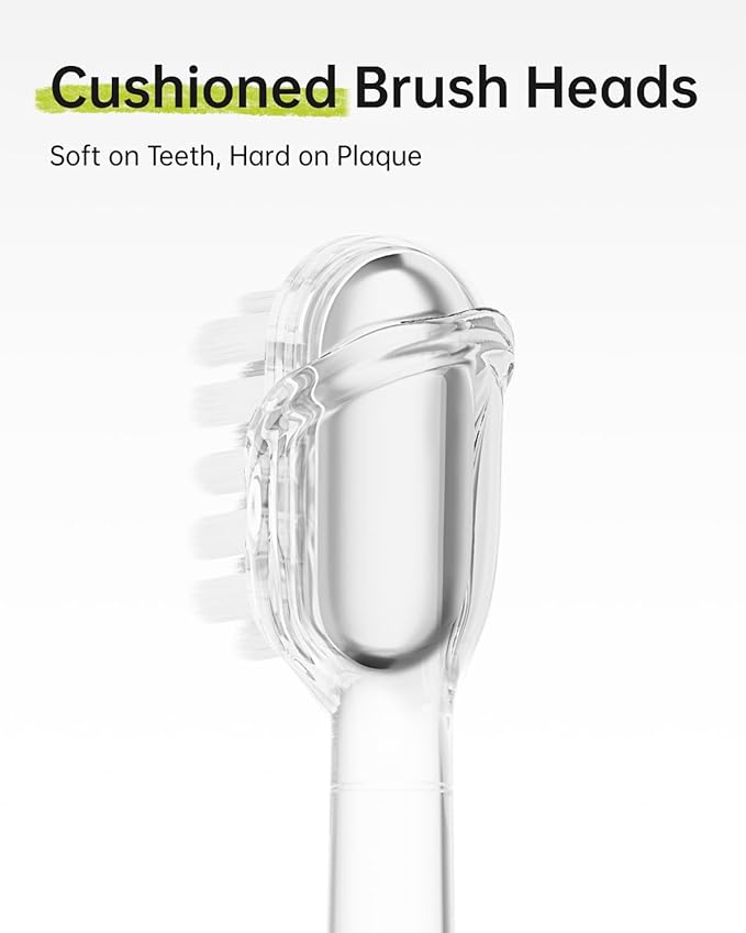 Laifen Wave Special Electric Toothbrush, New 2025 Version Oscillation & Vibration Sonic Electric Toothbrush for Adults with App, 2 Brush Heads, IP68 Waterproof Travel Powered Toothbrush (Meadow Green)