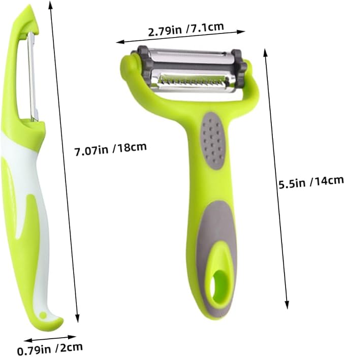 Cheese Grater, 2pcs Paring Peeler Vegetable Peeler Fruit Peeler Stainless Steel PeelerY