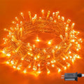 JMEXSUSS 150 LED Orange Halloween Lights Indoor, Fall Lights Plug in