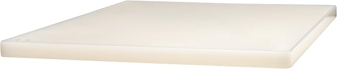 Winco 18" x 24" White Heavy-Duty Plastic Cutting Board (Set of 4) | Dishwasher safe, Stain resistant, Minimizes dulling, Great for Charcuterie, Cheese, Appetizers and Buffet Displays