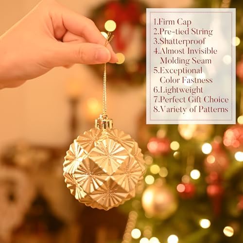 Valery Madelyn 155ct Christmas Tree Decorations Ball Ornaments Set