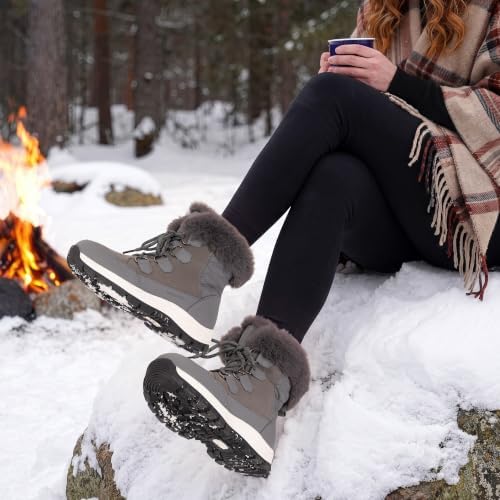DREAM PAIRS Waterproof Winter Snow Boots for Women